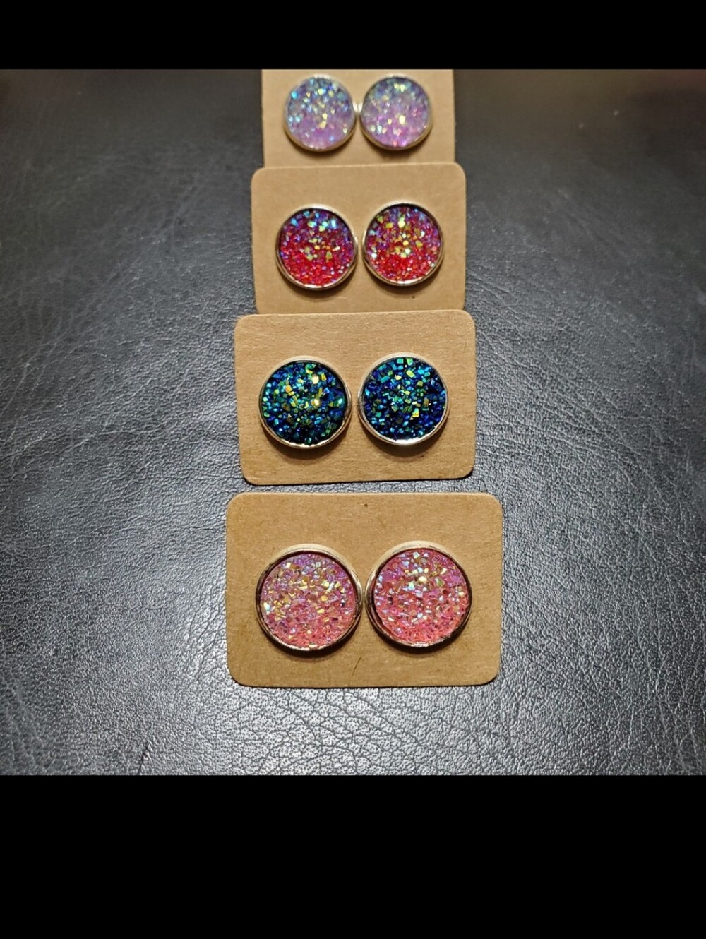 Women's Druzy Earrings - Picture 3 of 14
